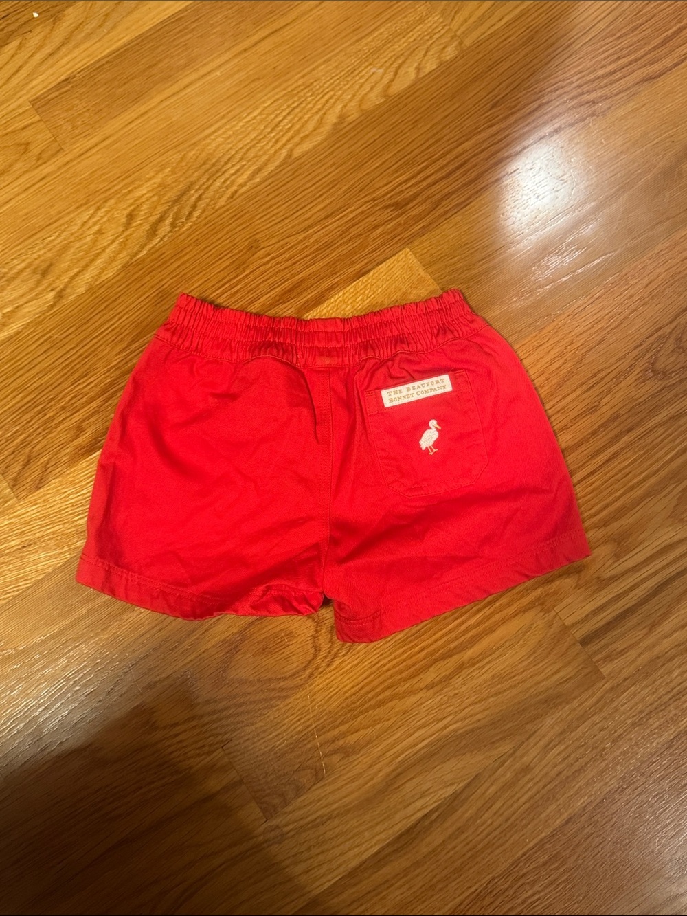 The Beaufort Bonnet Company Red Kids Shorts